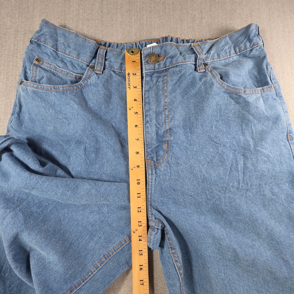 Duke Haband Relaxed Fit Jeans Men 38x30 M Blue Elastic Back Denim 100% Cotton - Picture 6 of 16